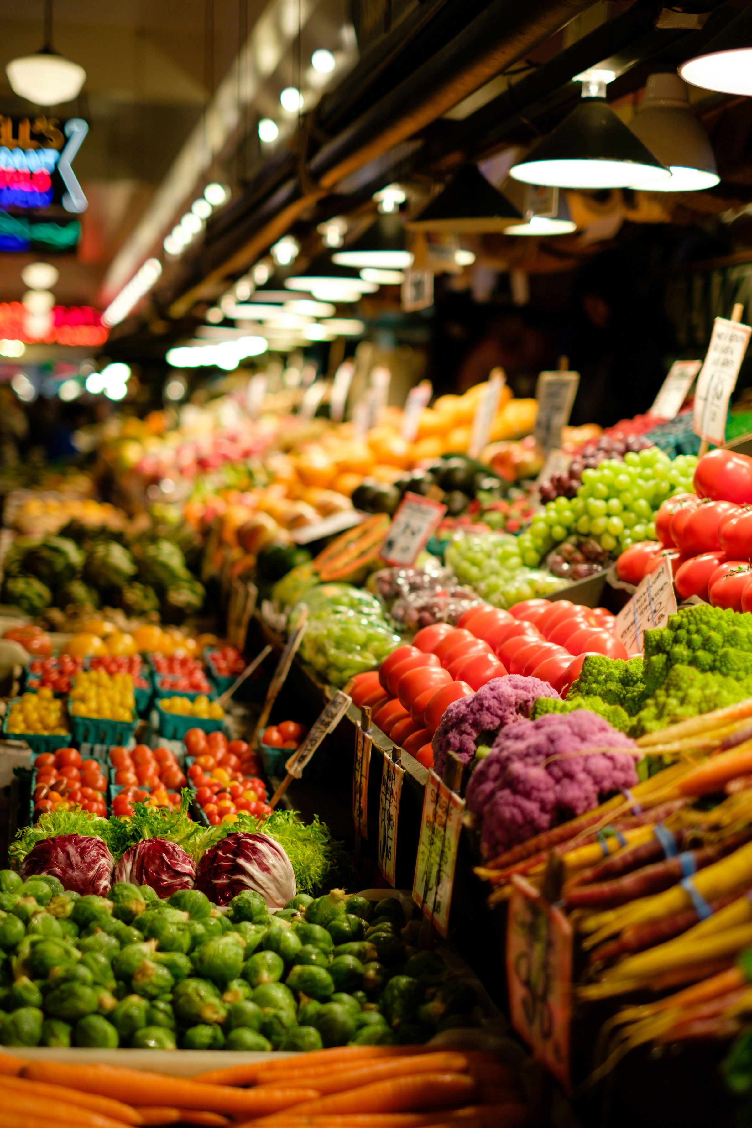 Fresh produce at a local Titusville market